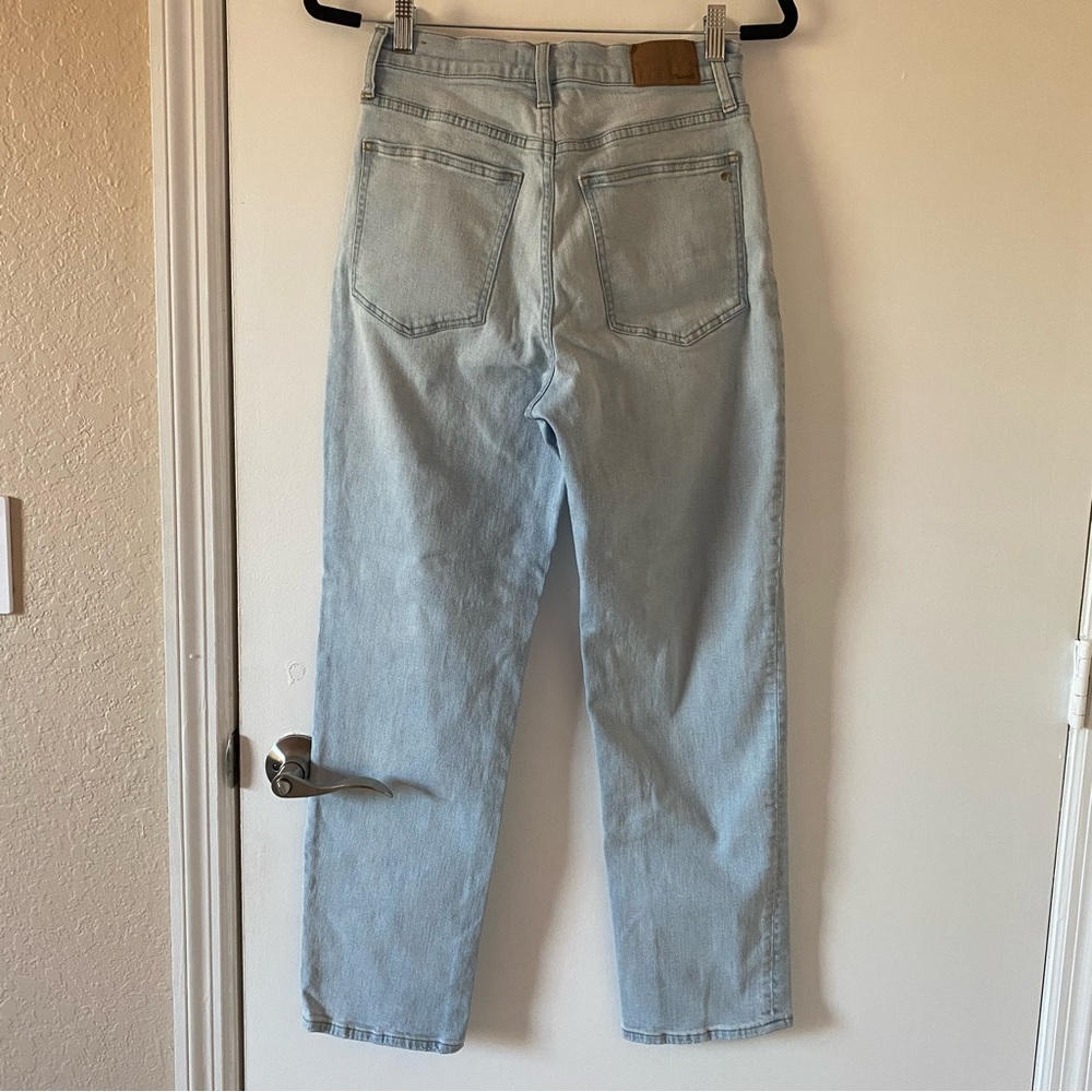 Madewell The Perfect Vintage Straight Jean in Mosedale Wash Women’s Size 28 - Picture 5 of 16